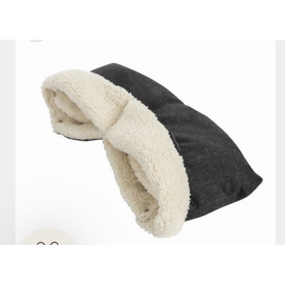 Maxi Cosi Baby Infant Stroller Gloves Hand Muff Black Sherpa